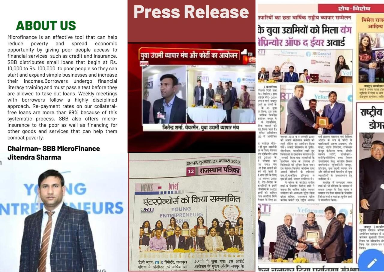 SBB Foundation Press Coverage - Jitendra Sharma CEO Software Development Company